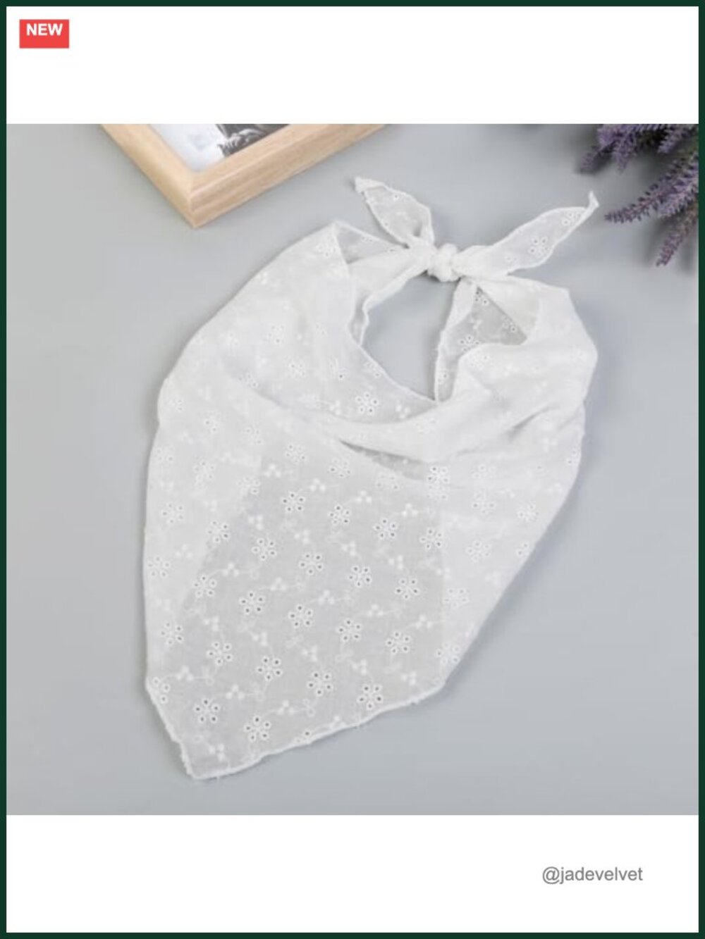 Trendy Women's Hair Bandana Head Scarf Triangle Kerchief Adjustable